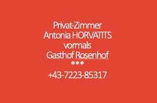 Privat-Zimmer Antonia Horvatits